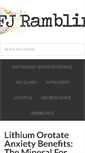 Mobile Screenshot of infjramblings.com