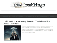 Tablet Screenshot of infjramblings.com